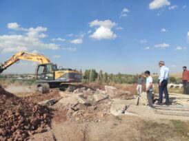 Doğalgaz depolama merkezi inşaatı sürüyor