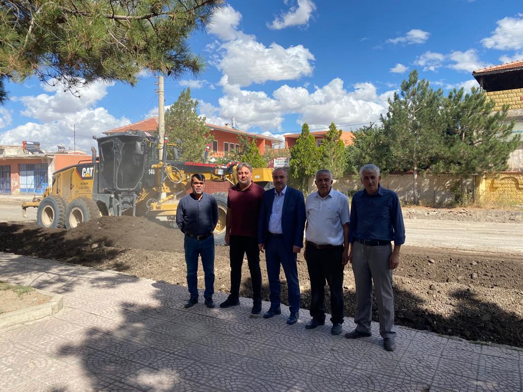 Suvermez’de asfalt yol çalışması