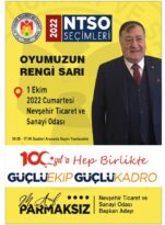 Parmaksız ve Ekibi NTSO Seçimlerinde ‘Sarı’ Rengi Kullanacak