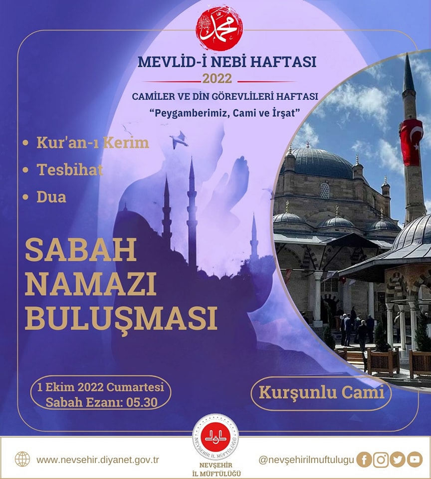 Sabah namazı buluşması 01 Ekim’de