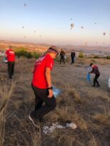 İHH Arama Kurtarma Ekipleri, Kapadokya’da çevre temizliği yaptı