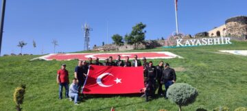 Nevşehir’de motosiklet tutkunları gaziler için kenti turladı