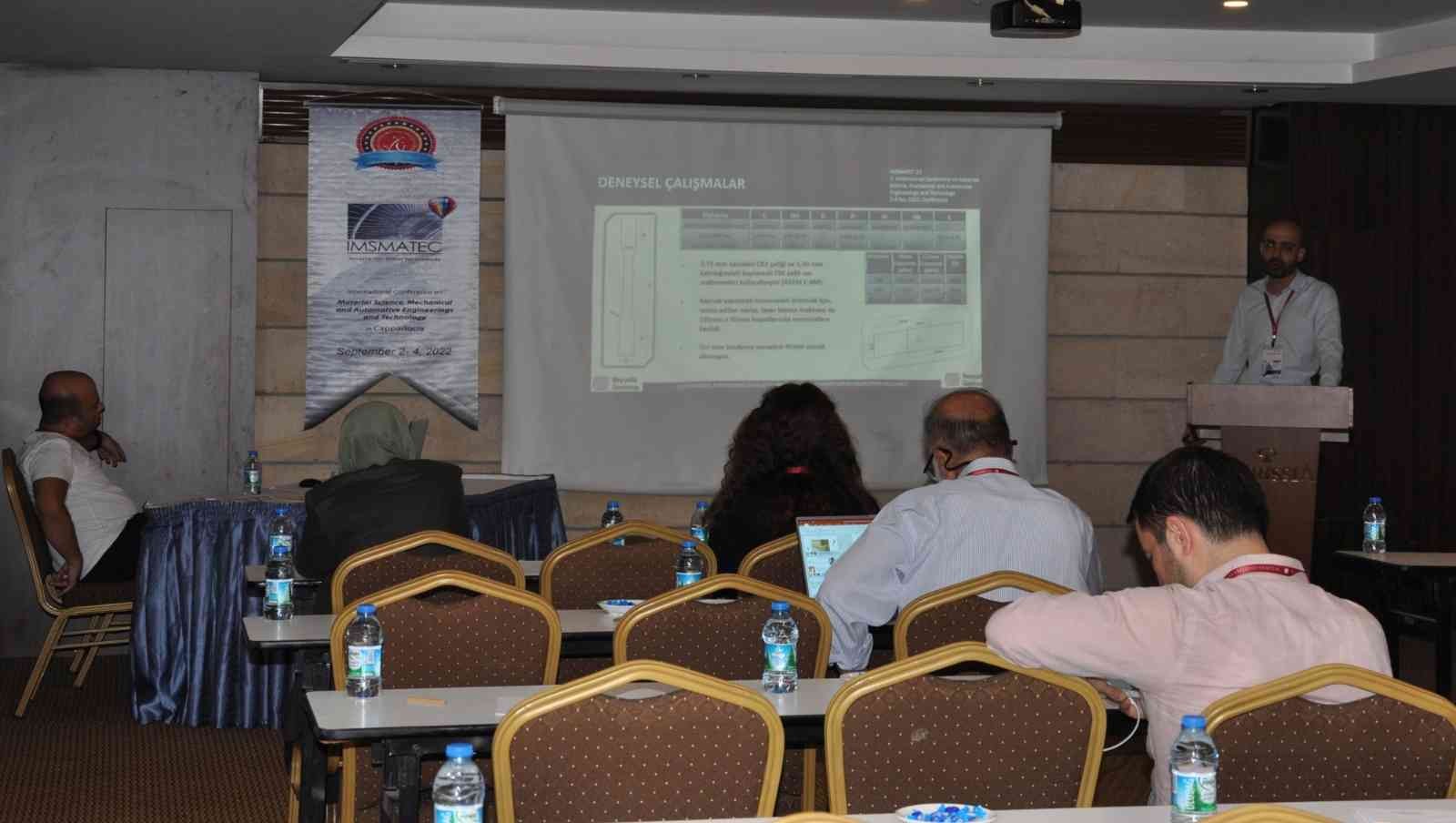 NEVÜ’de “5. Uluslararası Malzeme Bilimi, Makina ve Otomobil Mühendisliği ve Teknolojisi” konulu konferans gerçekleştirildi