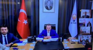 AK Parti’de il başkanları toplantısı video konferansla yapıldı