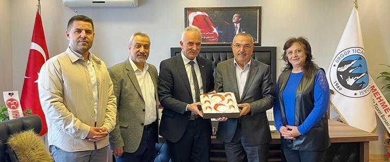 MHP Ürgüp teşkilatlarından ÜTSO’ya hayırlı olsun ziyareti