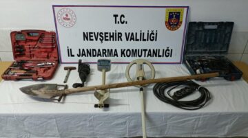 Nevşehir’de izinsiz kazı