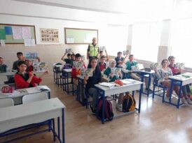 Nevşehir’de öğrencilere trafik eğitimi verildi