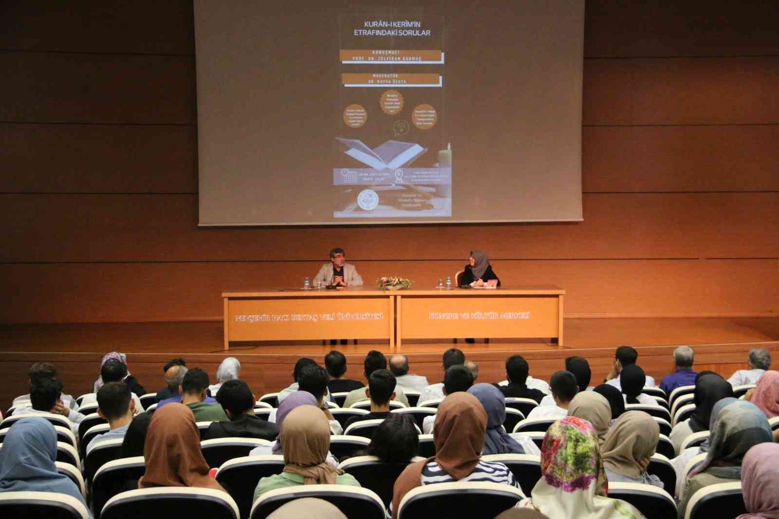 NEVÜ’de ‘Gençlik ve Modern Zaman Söyleşileri’ gerçekleşti
