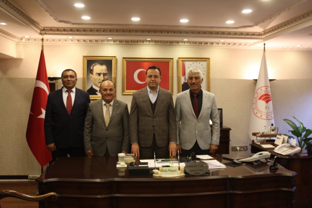 Bakan Yardımcısı Gizligider’e üreticilerin talepleri iletildi