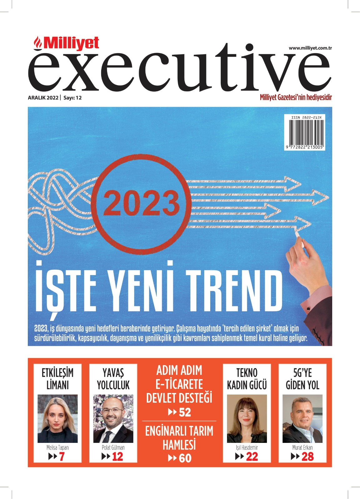 Milliyet Executive, Aralık sayısında 2023 iş trendlerine yer veriyor