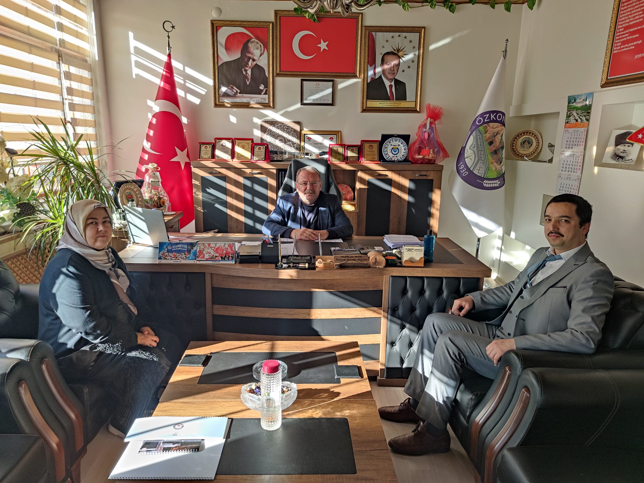 Öcal Başkan Macit’i ziyaret etti