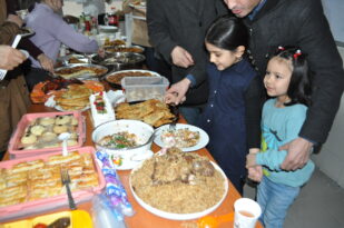 Yabancı kursiyerler yemek kültürlerini tanıttılar