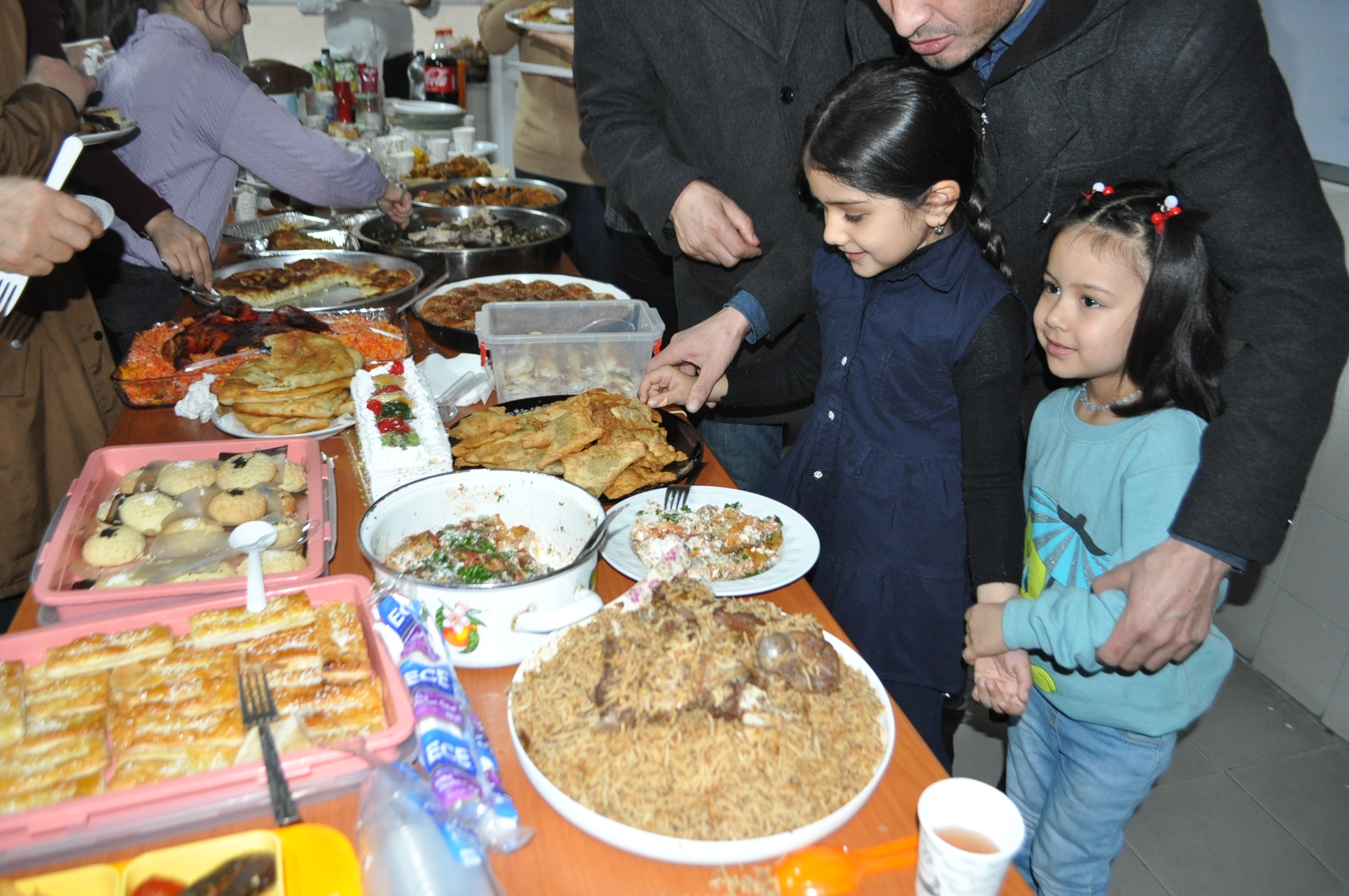 Yabancı kursiyerler yemek kültürlerini tanıttılar
