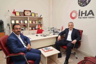 Başkan Savran’dan İHA’ya ziyaret