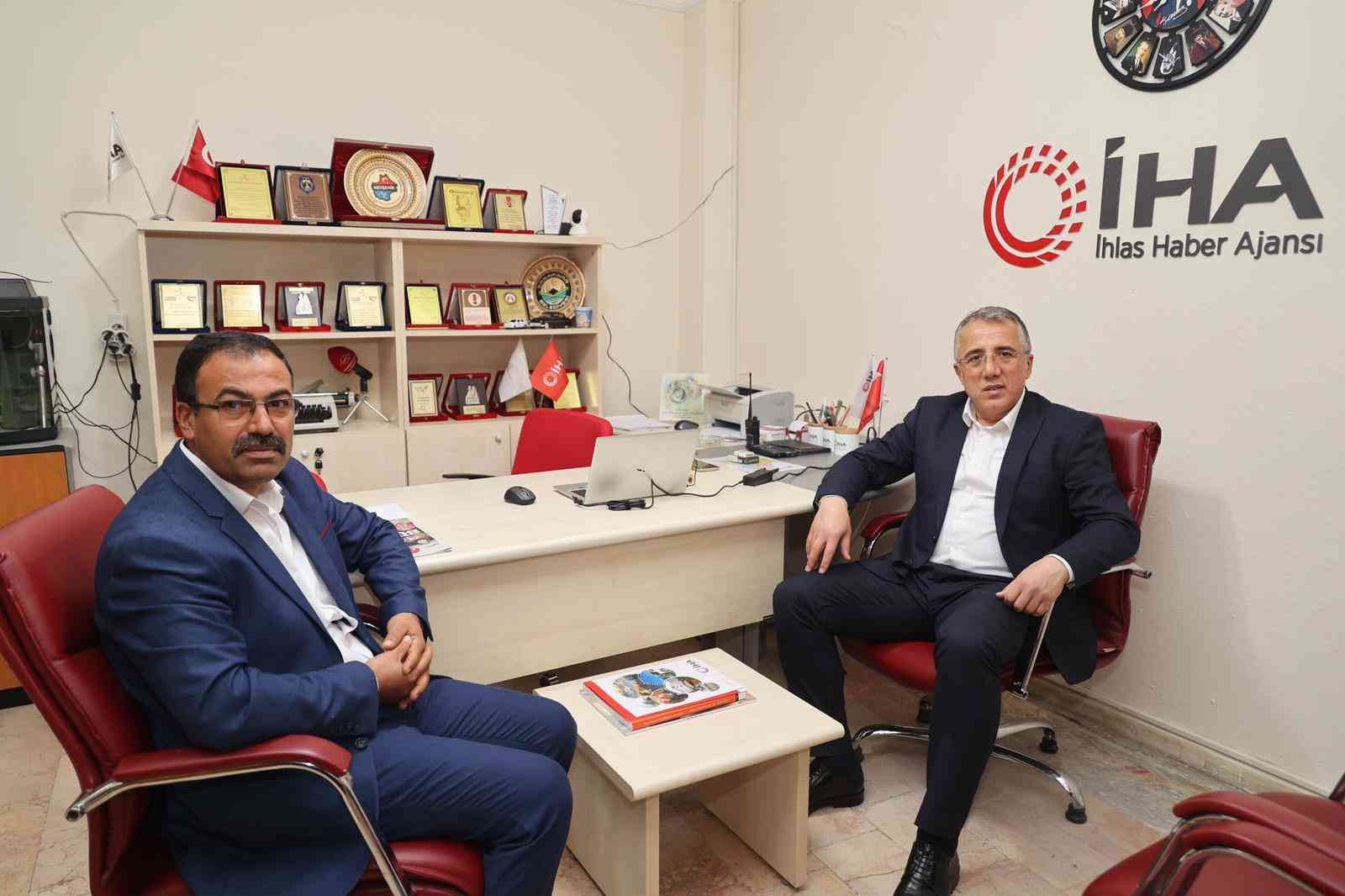 Başkan Savran’dan İHA’ya ziyaret