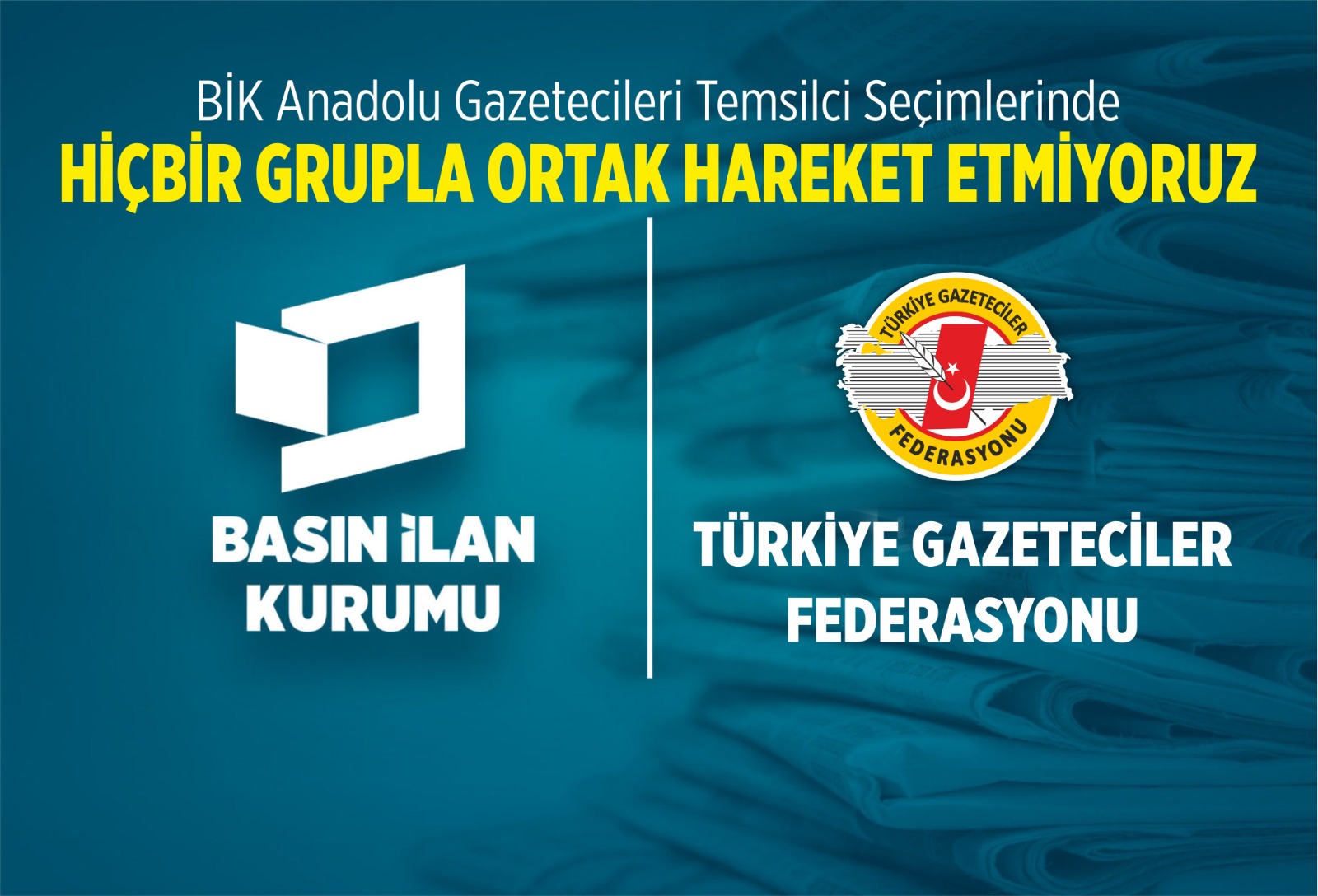 TGF, den BİK Seçimleri açıklaması