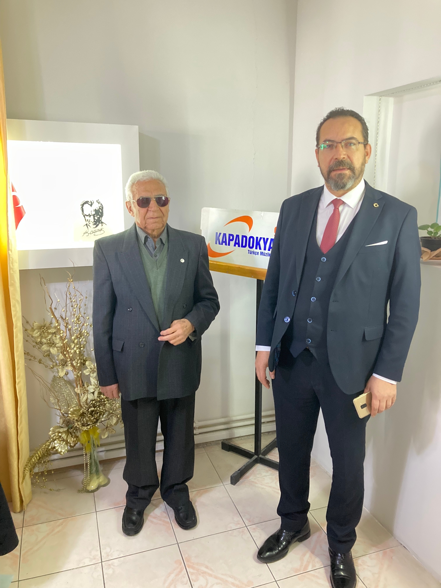 Görmeyen Gözler’e Nevşehir Gazeteciler Cemiyeti Başkanı Ekici Konuk Oldu