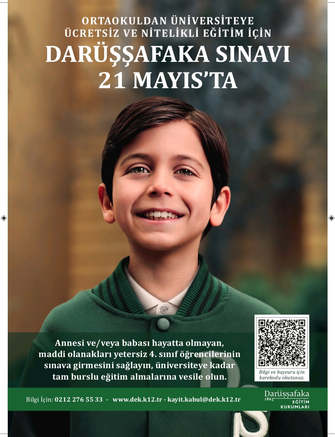 Darüşşafaka Cemiyeti’nden Sınav Duyurusu