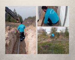 NEVŞEHİR BELEDİYESİ EKİPLERİ, AFET BÖLGESİNDE ALTYAPI ÇALIŞMALARINA DEVAM EDİYOR