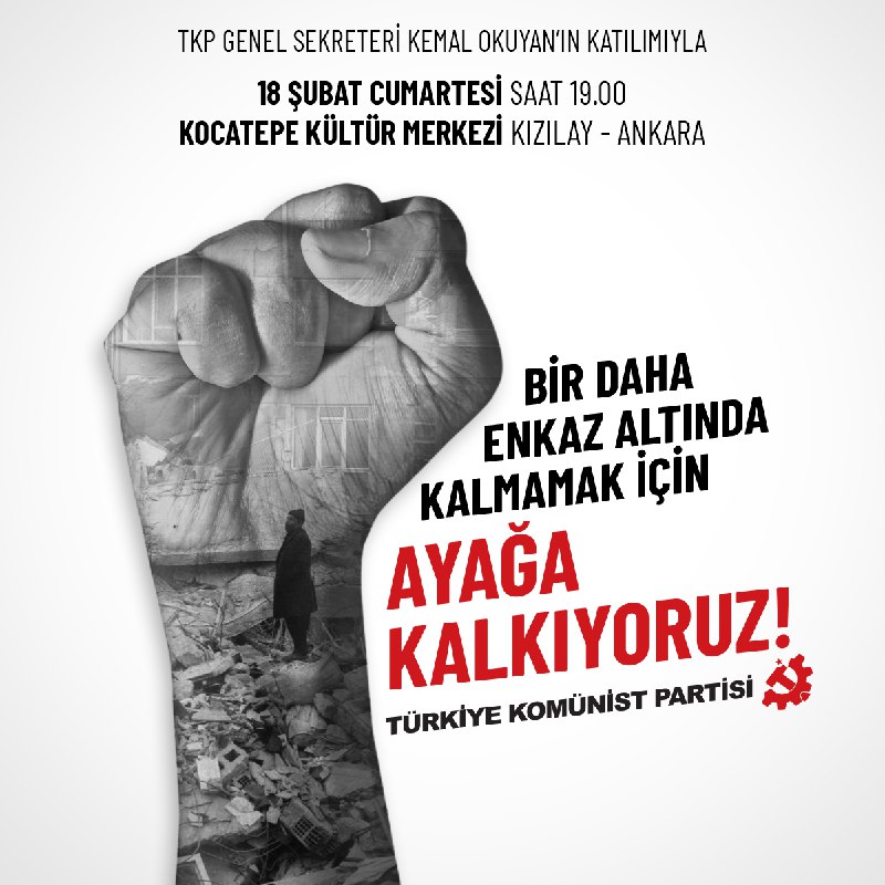 “Bir daha enkaz altında kalmamak için AYAĞA KALKIYORUZ!”