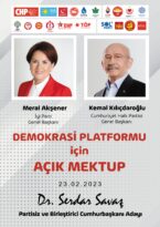 DEMOKRASİ PLATFORMU BİLDİRGESİ