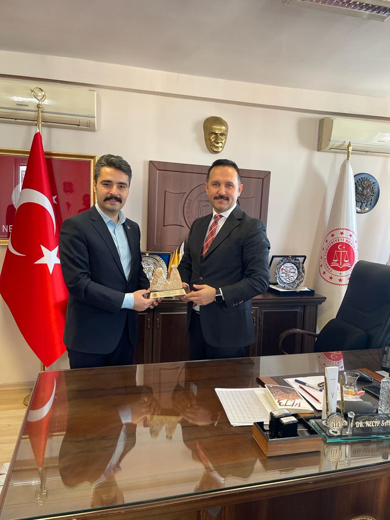 Genç Nevşehirliler Derneği’nden Büyükçekmece Cumhuriyet Başsavcı vekili Dr. Necip Sarı’ya ziyaret