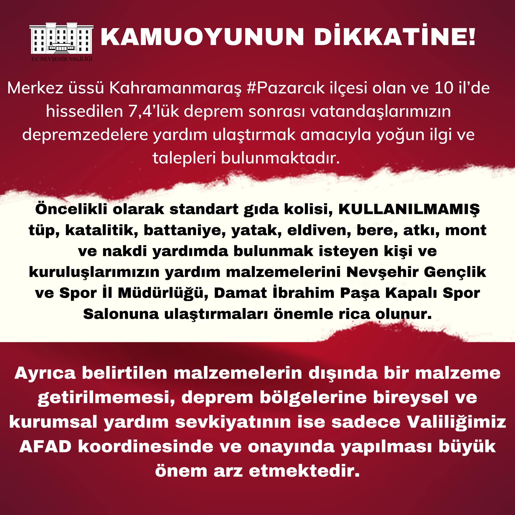 Kamuoyunun Dikkatine