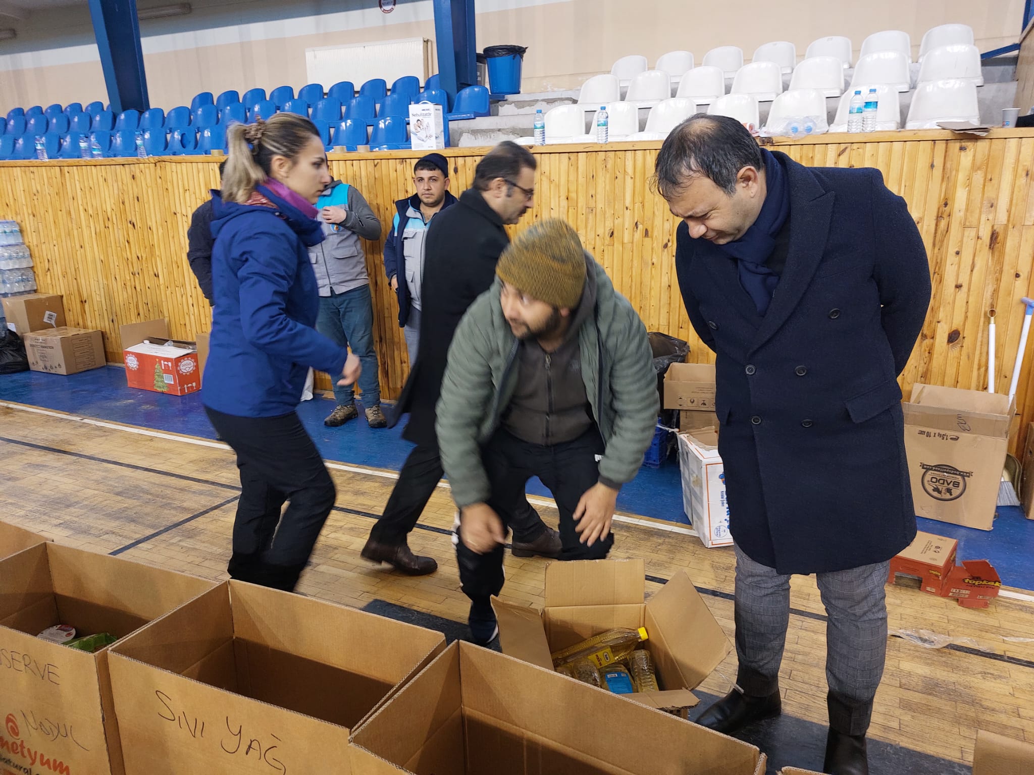 Avanos Belediye Başkanı İBAŞ, Yardım Çalışmalarını İnceledi