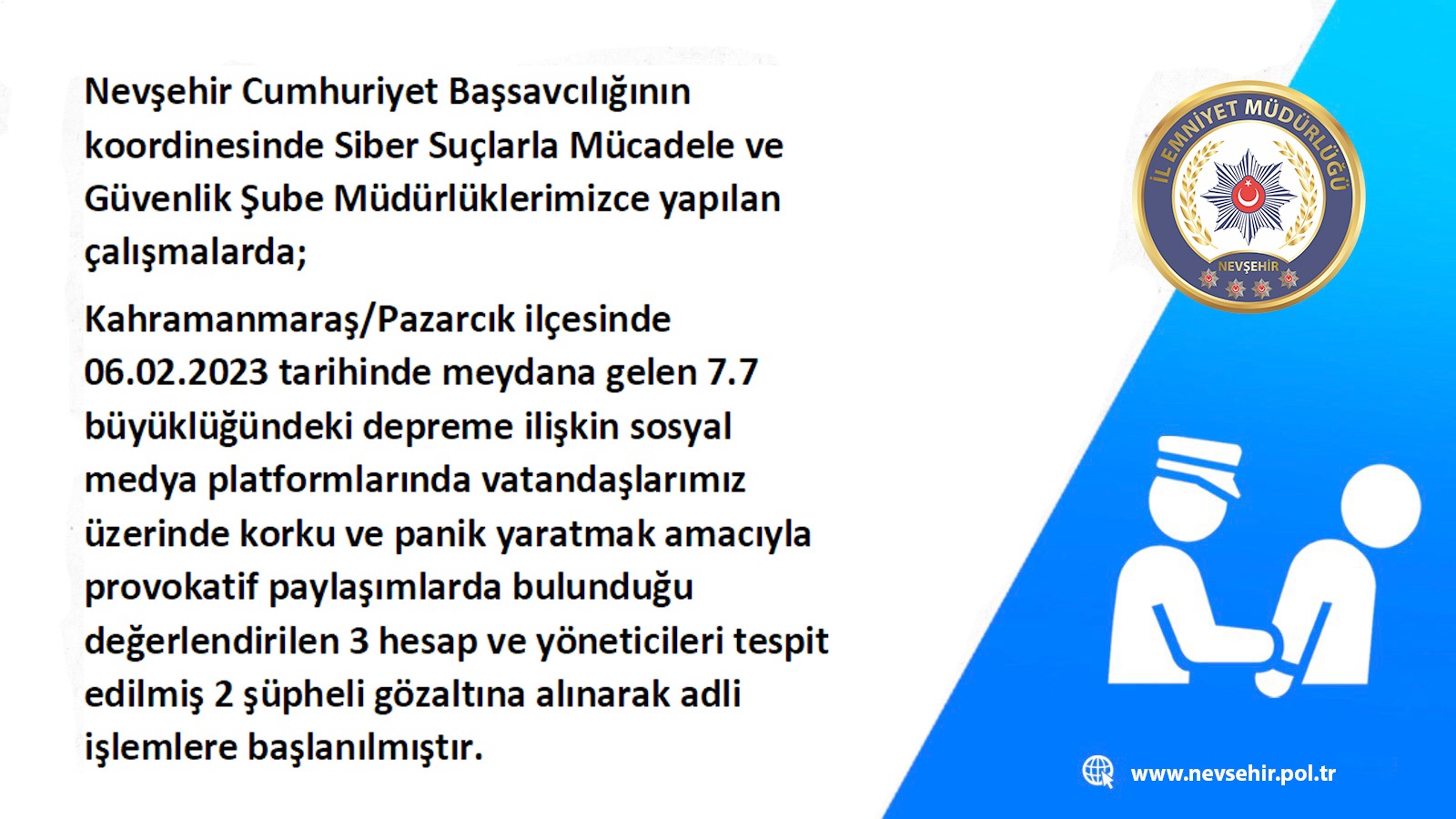 Provakatif Paylaşımda Bulunan Hesaplar Tespit Edildi