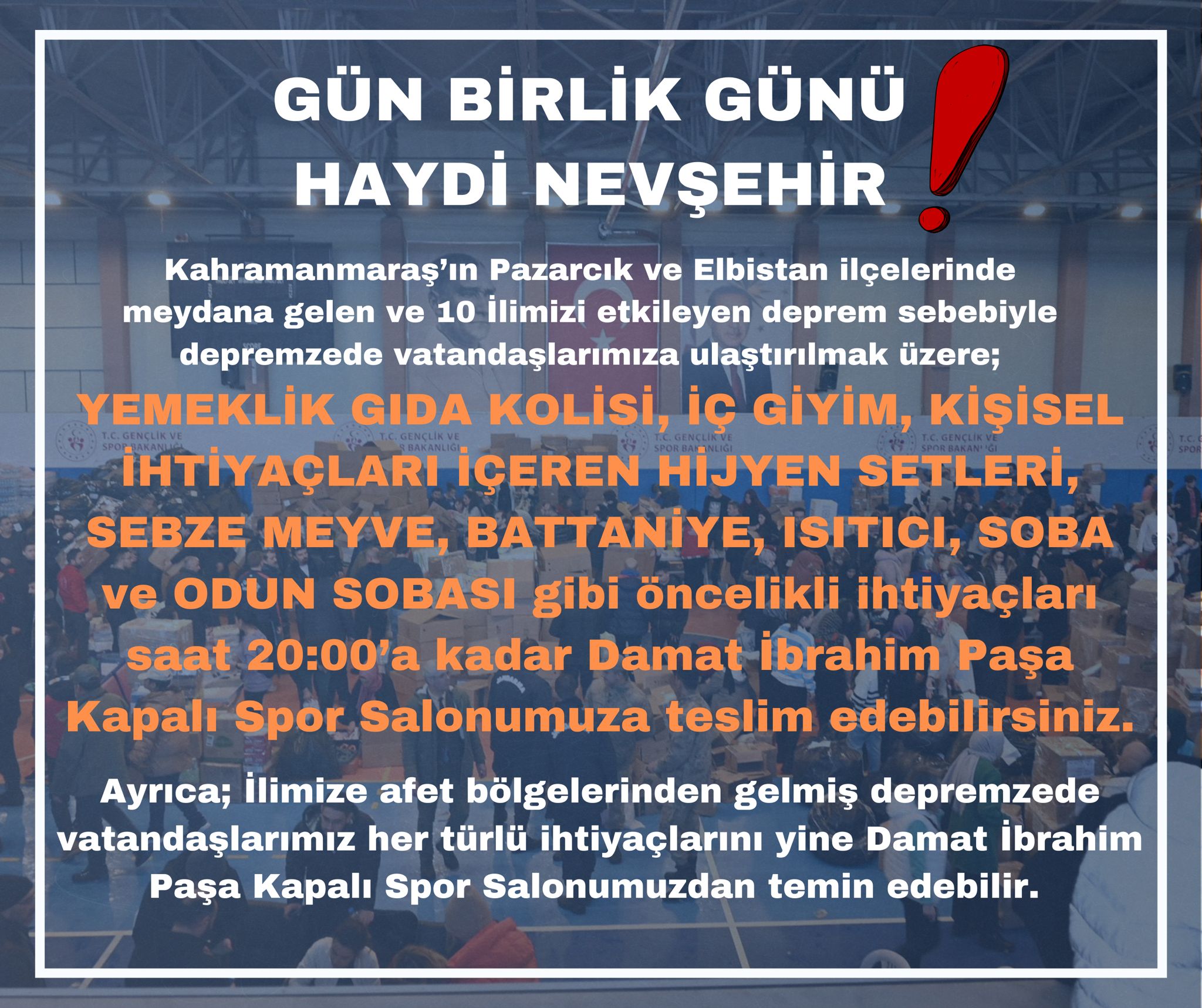 GÜN BİRLİK OLMA GÜNÜ YARALARIMIZI BİRLİKTE SARACAĞIZ