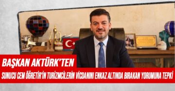 AKTÜRK’TEN DEPREMZEDELER İÇİN SEFERBER OLAN VATANDAŞLARA TEŞEKKÜR, SUNUCU CEM ÖĞRETİR’E TEPKİ