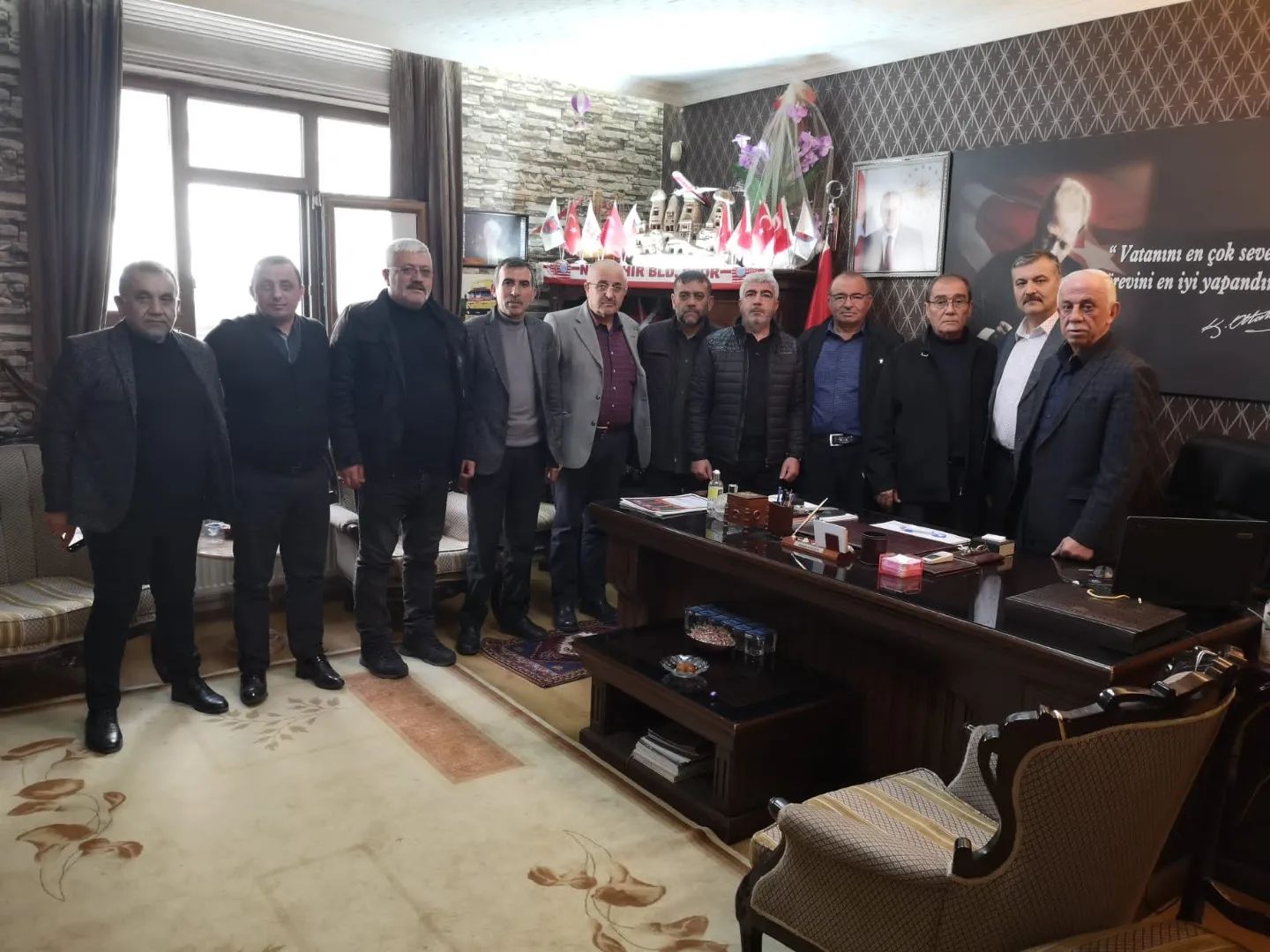 MHP’den Başkan Düzgün’e ziyaret