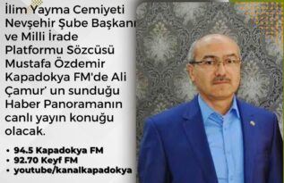 Özdemir yarın Haber Panorama da
