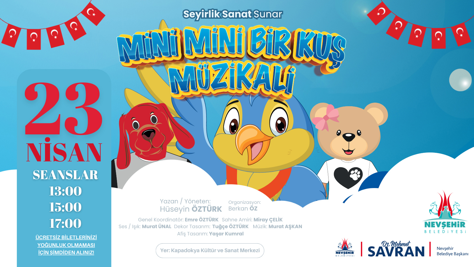 23 NİSAN’DA ÇOCUKLAR DOYASIYA EĞLENECEK