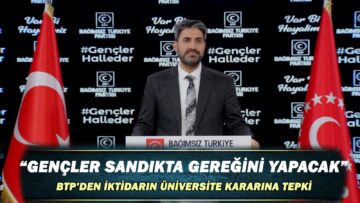 “Gençler sandıkta gereğini yapacak”