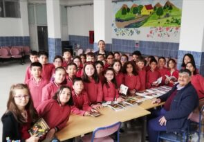 YAZAR AYTEKİN 75. YIL İLKOKULU’NDA ÖĞRENCİLERLE BULUŞTU