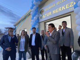 Karacaşar kültür merkezi törenle açıldı