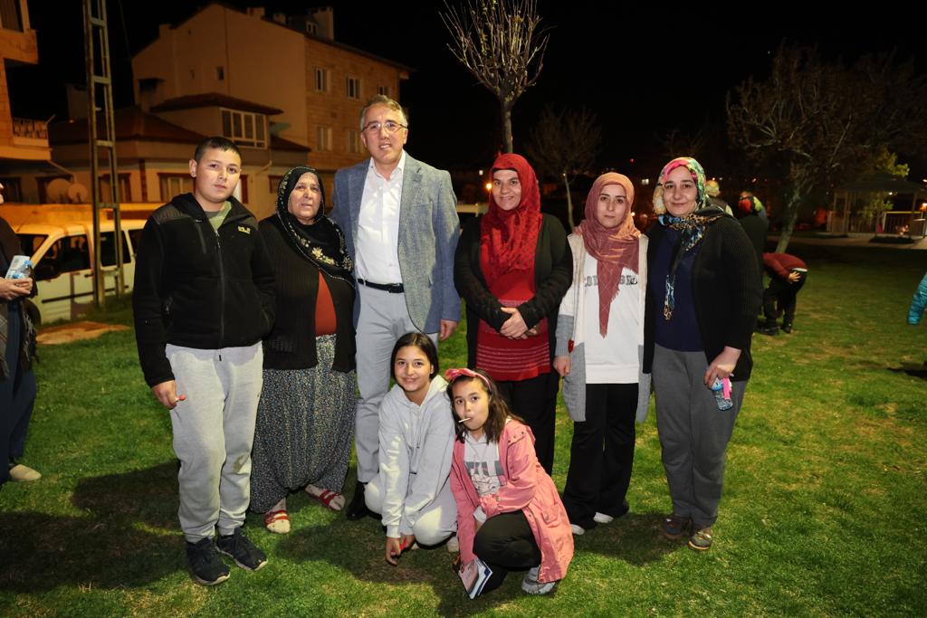 BELEDİYE BAŞKANI SAVRAN, MEHMET AKİF ERSOY MAHALLESİ’NDE