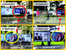 Kadın Milletvekili Adayının Afişlerini İndirdiler