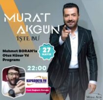 MURAT AKGÜN 94.5 KAPADOKYA FM’İN CANLI YAYIN KONUĞU