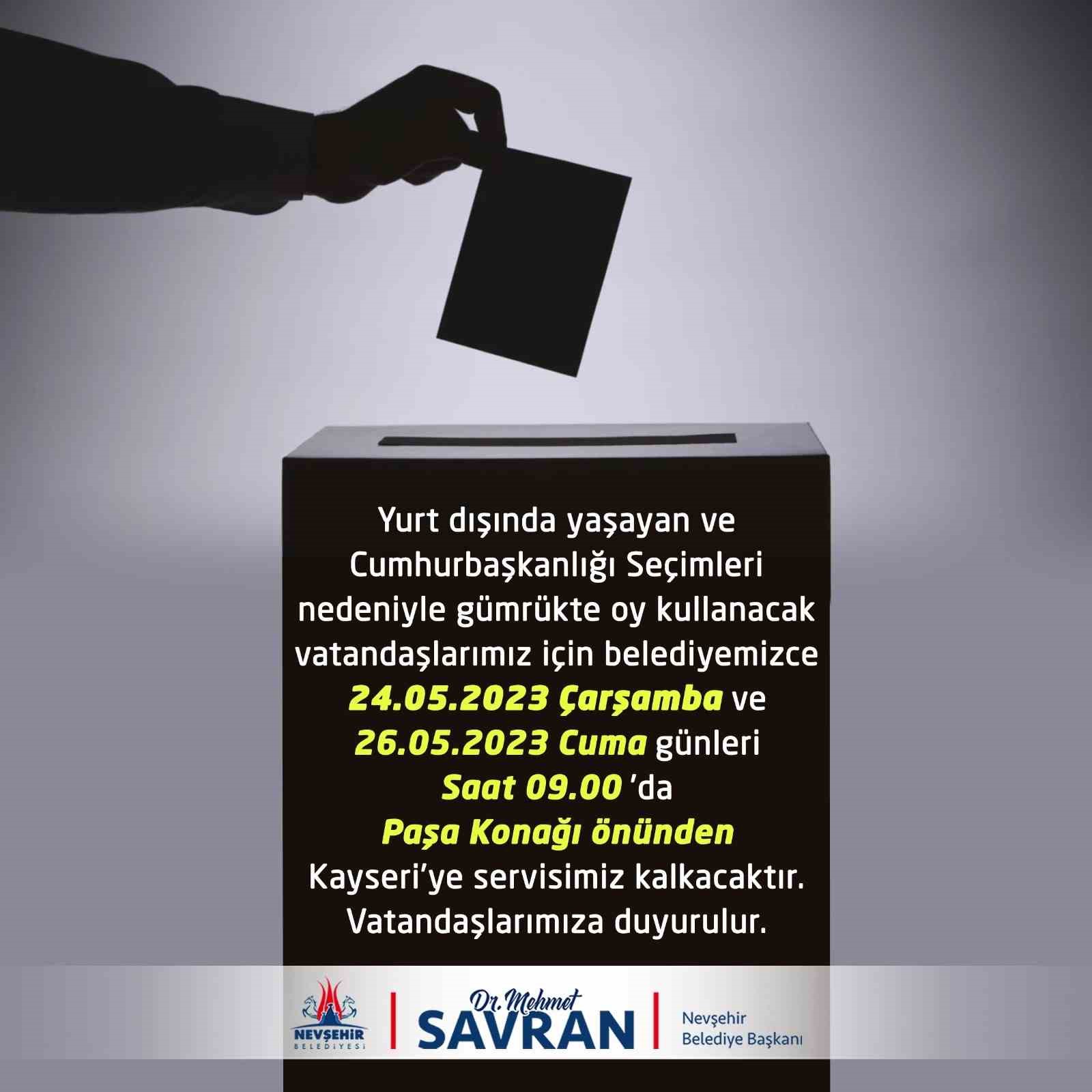 Gurbetçi seçmenlere ulaşım desteği