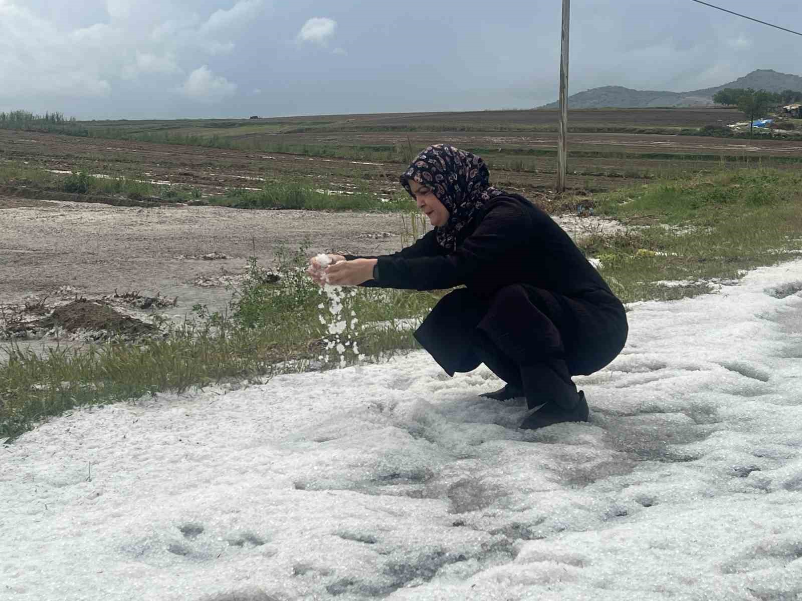 Nevşehir’de 30 bin dekar ekili arazi doludan zarar gördü