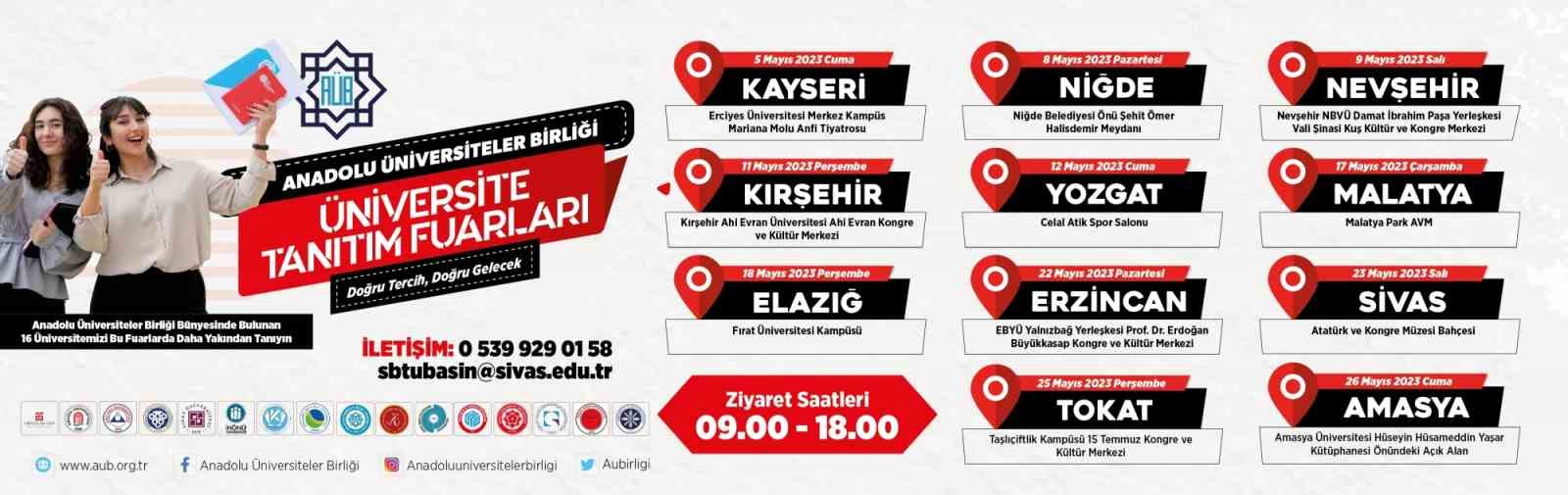 NEVÜ’de ‘Üniversite Tanıtım ve Tercih Fuarı’ başlıyor