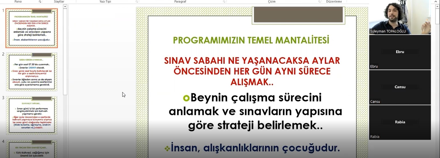 NEVÜ’den online bilgilendirme