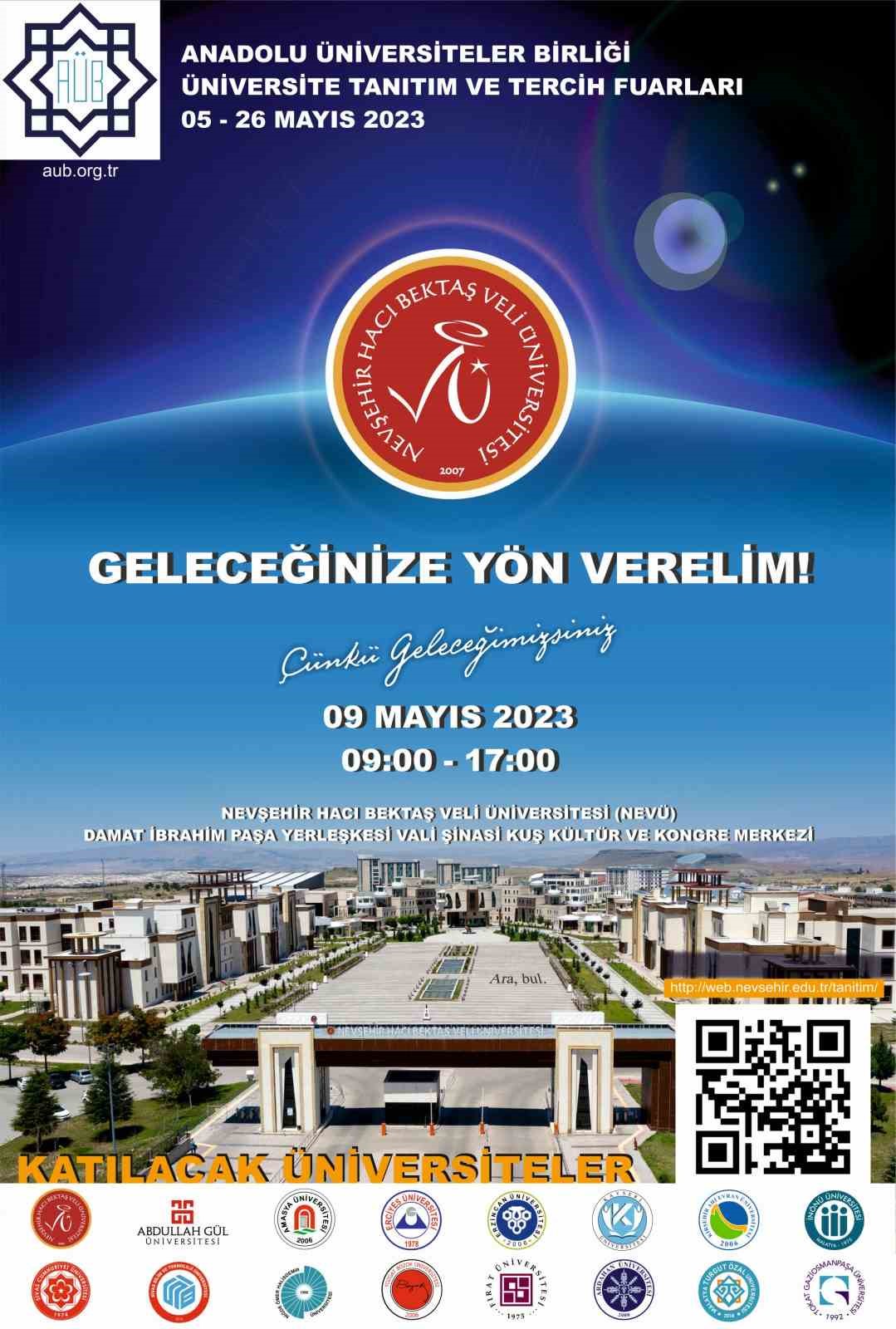 ‘Üniversite Tanıtım ve Tercih Fuarı’ 9 Mayıs’ta NEVÜ’de