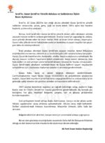 İsrail’in Gazze Şeridi’ne Yönelik Ablukası ve Saldırılarına Yönelik Basın Açıklaması