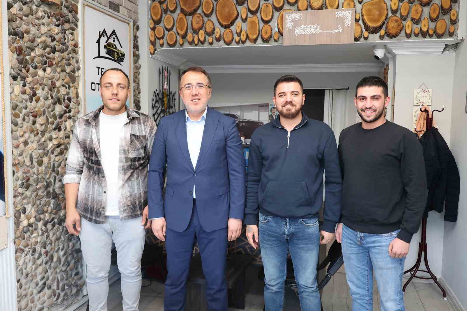 Başkan Savran’ın esnaf ziyaretleri sürüyor
