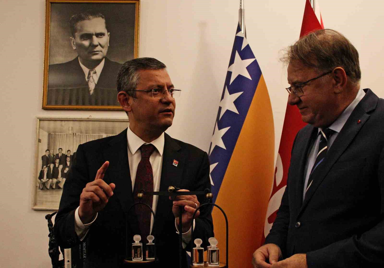 CHP Genel Başkanı Özel, Bosna Hersek’te