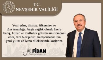 Valimiz Ali Fidan’ın Yeni Yıl Mesajı