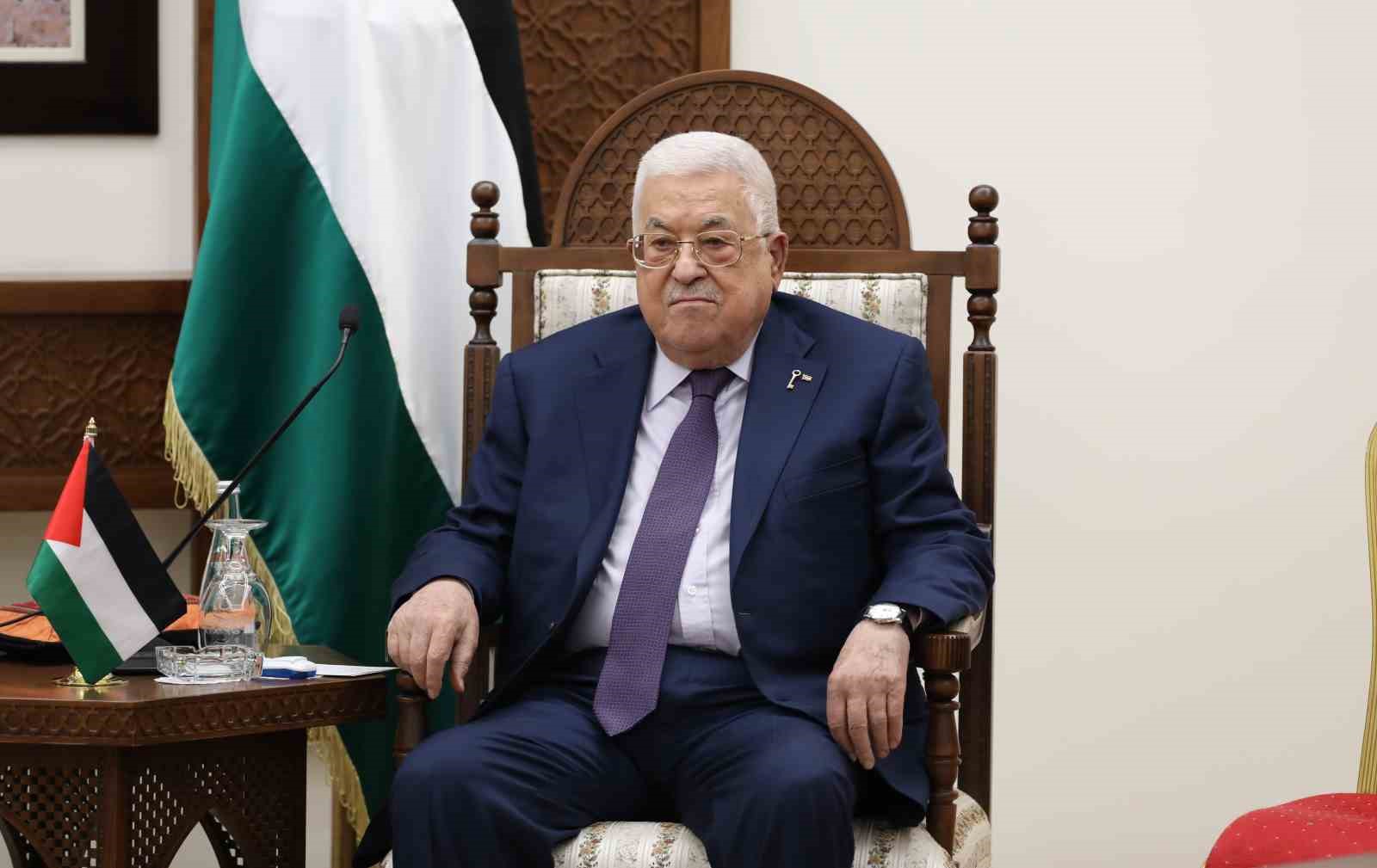 Filistin Devlet Başkanı Abbas, Filistinlilerin İsrail tarafından katledilmesinden ABD’yi sorumlu tuttu